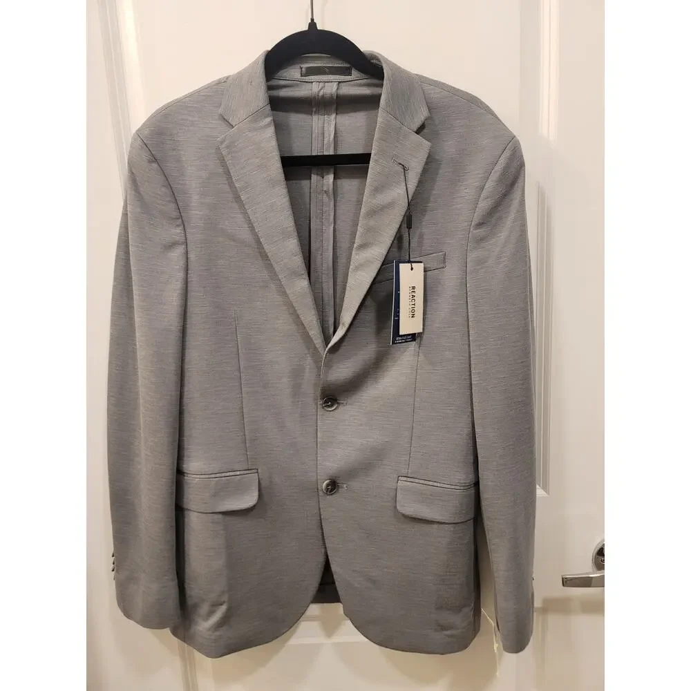 Kenneth Cole Ready Flex Suit Separate Jacket in Light Grey